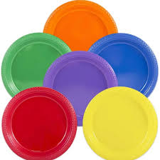 Round Plastic Plates